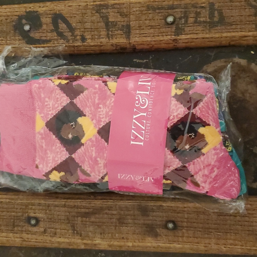Izzy and Liv-  Black is Beautiful Socks